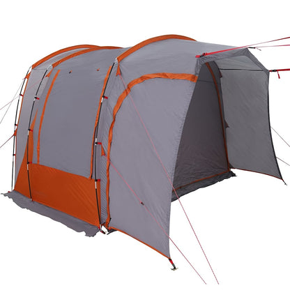 Autotent 4-Persoons Waterdicht Grijs En Oranje