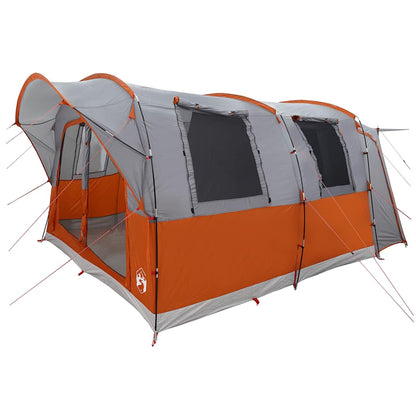 Autotent 4-Persoons Waterdicht Grijs En Oranje
