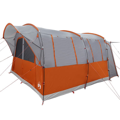 Autotent 4-Persoons Waterdicht Grijs En Oranje