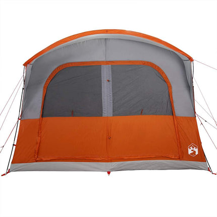 Autotent 4-Persoons Waterdicht Grijs En Oranje