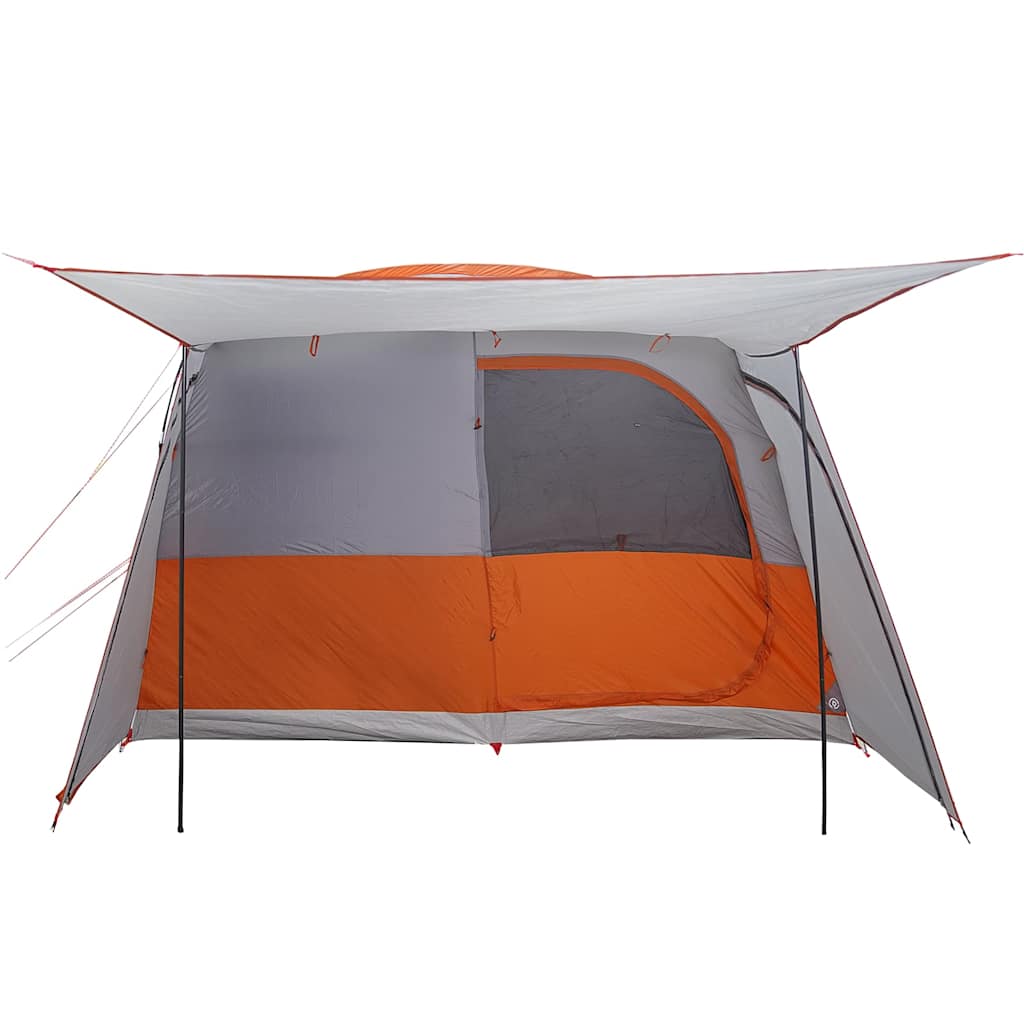 Autotent 4-Persoons Waterdicht Grijs En Oranje
