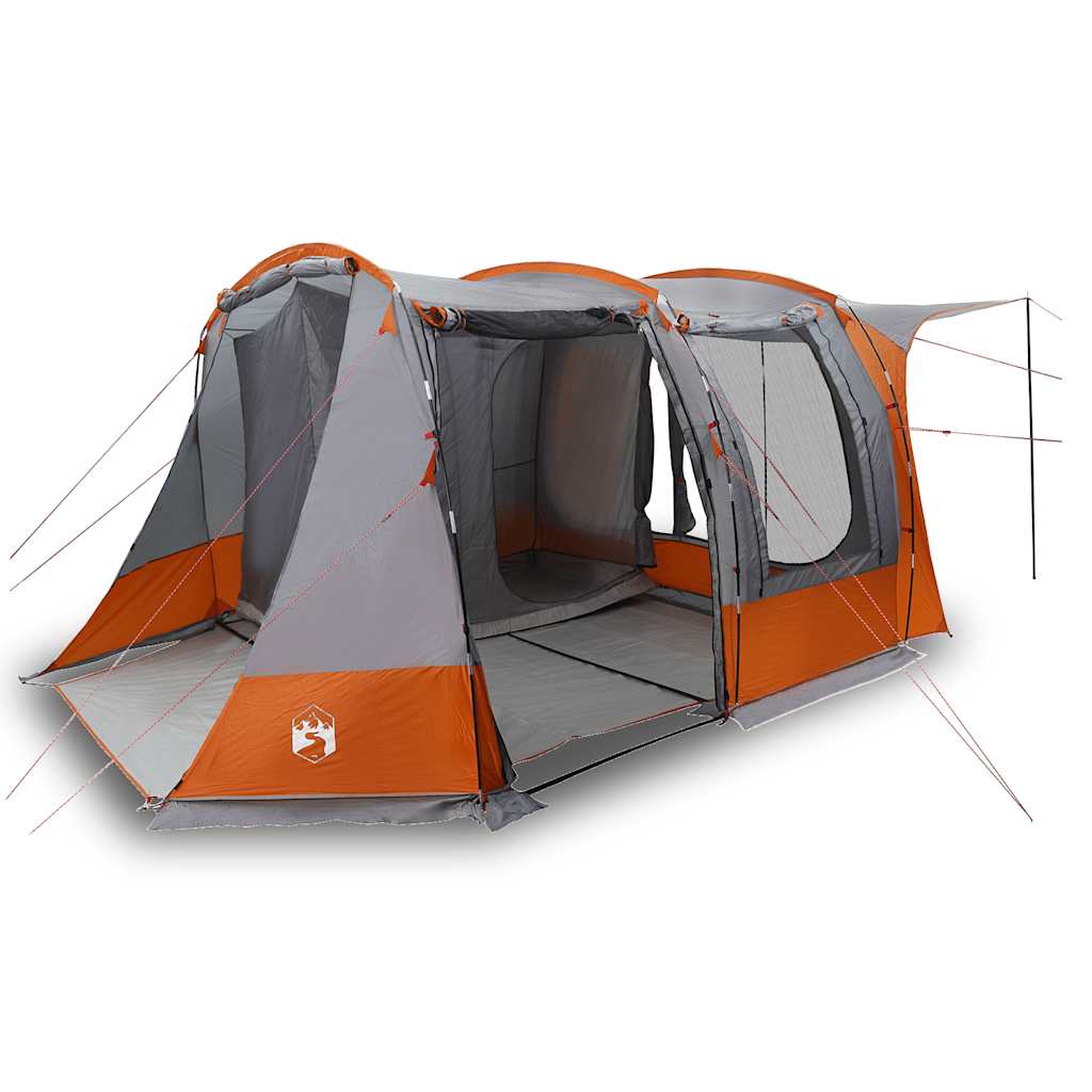 Autotent Waterdicht Grijs En Oranje