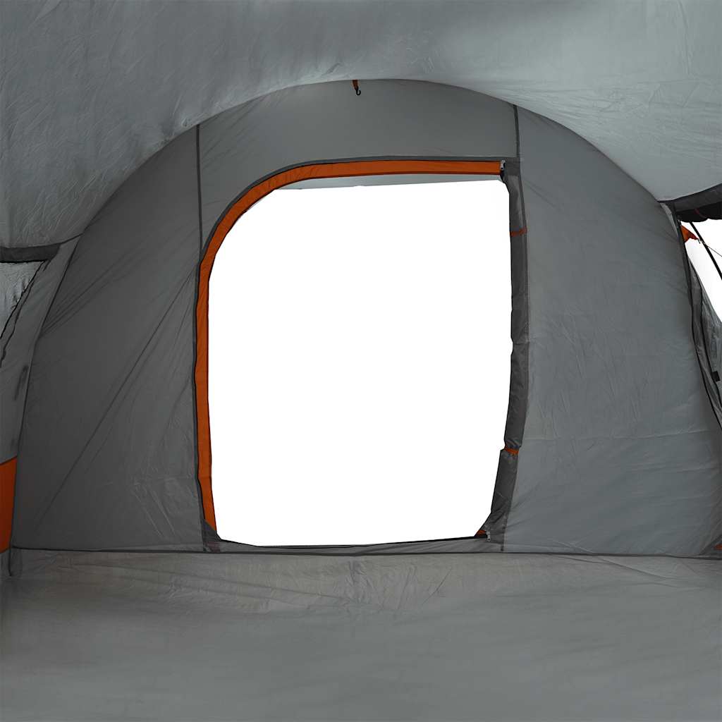 Autotent 2-Persoons Waterdicht Grijs En Oranje