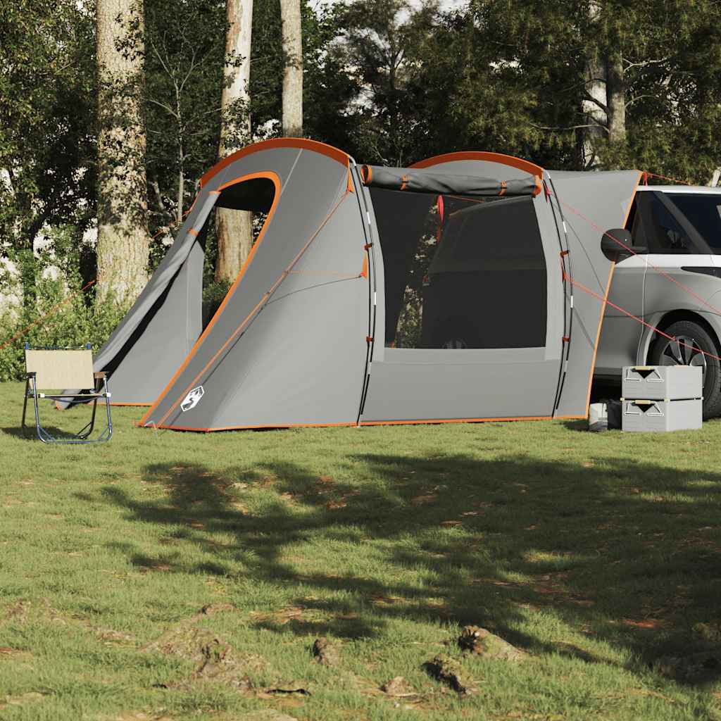 Autotent Waterdicht Grijs En Oranje