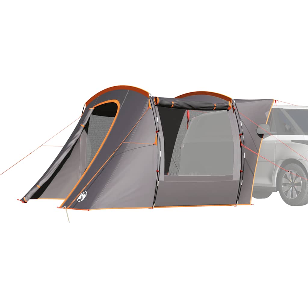 Autotent Waterdicht Grijs En Oranje