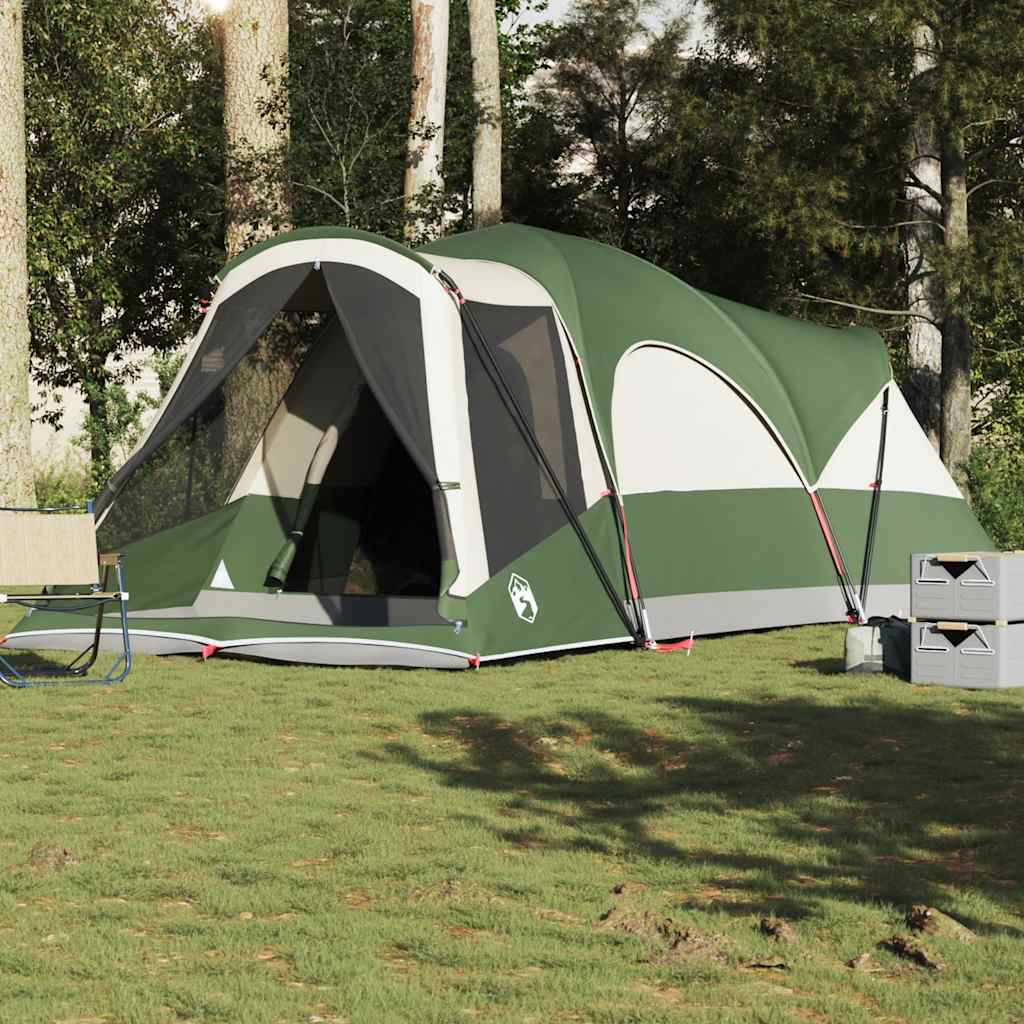 Tunneltent 8-Persoons Waterdicht Groen