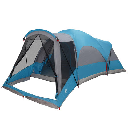 Tunneltent Voor Gezin 8-Persoons Waterdicht Blauw
