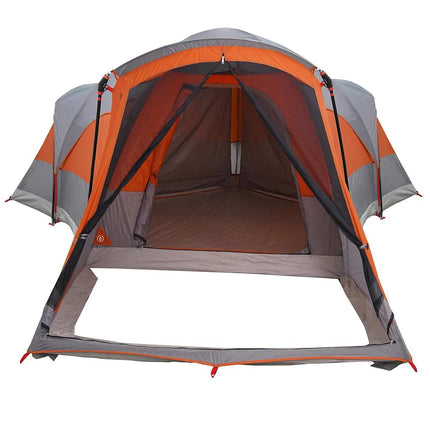 Tunneltent 8-Persoons Waterdicht Grijs En Oranje