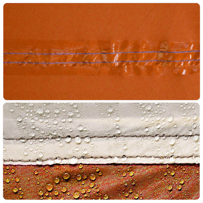 Familietent Iglo 6-Persoons Waterdicht Grijs En Oranje
