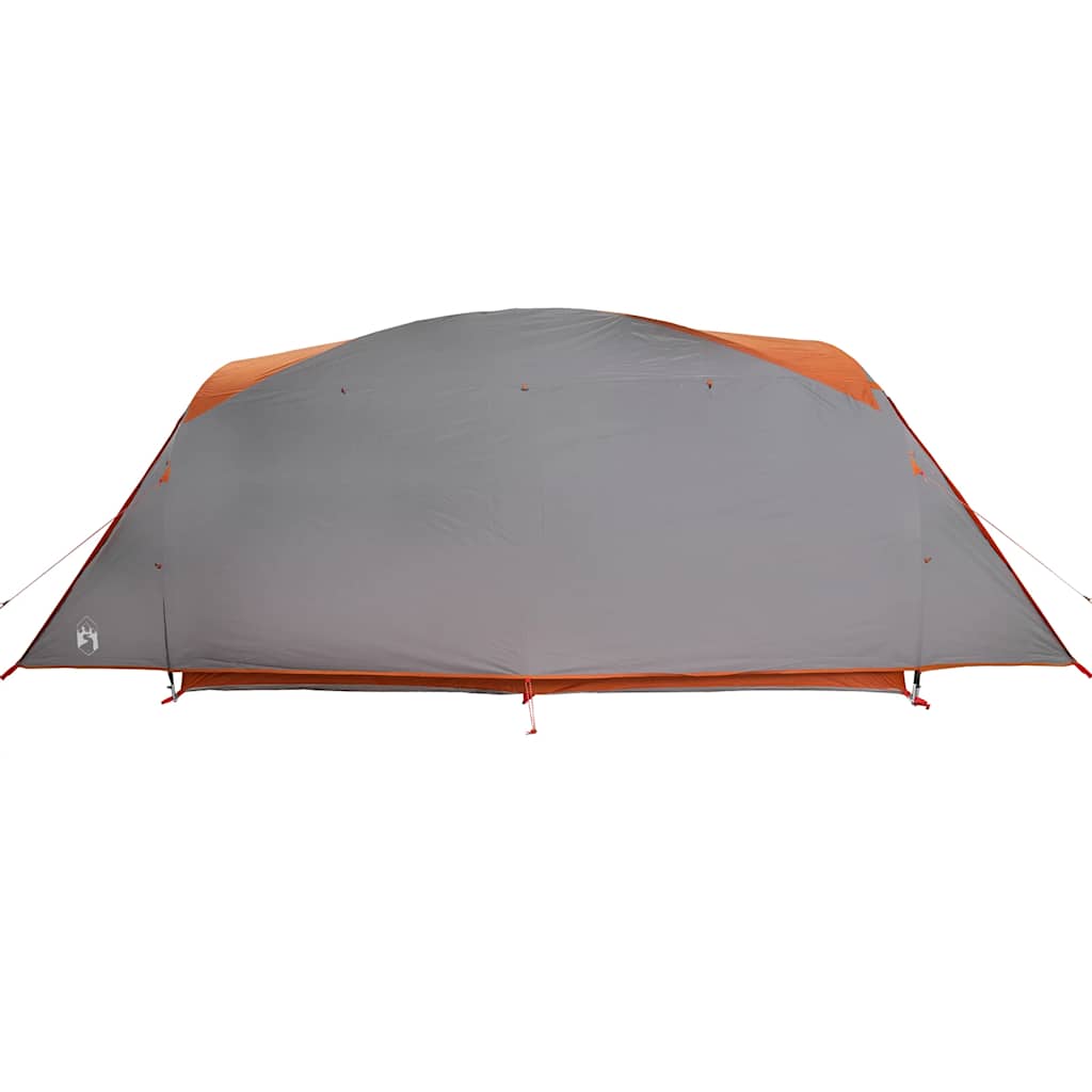 Tunneltent 6-Persoons Waterdicht Grijs En Oranje