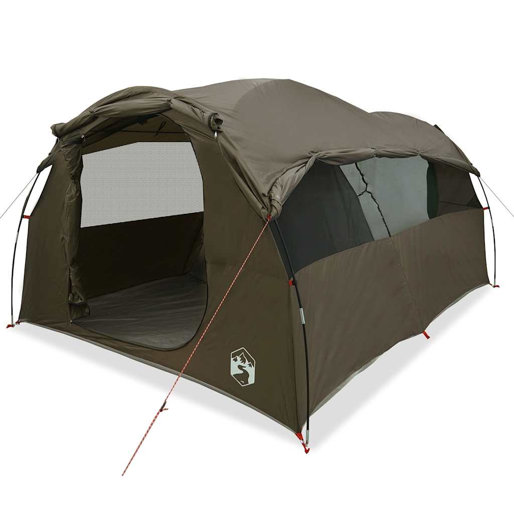 Tunneltent 6-Persoons Waterdicht Bruin