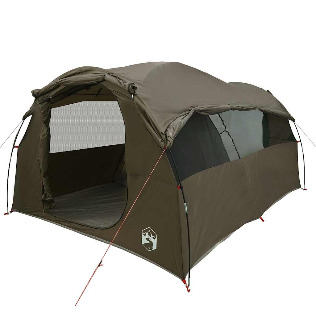 Tunneltent 6-Persoons Waterdicht Bruin