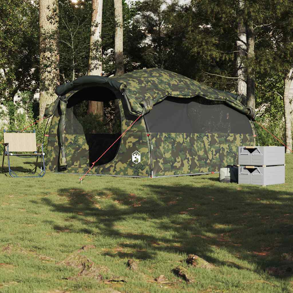 Tunneltent 6-Persoons Waterdicht Camouflage