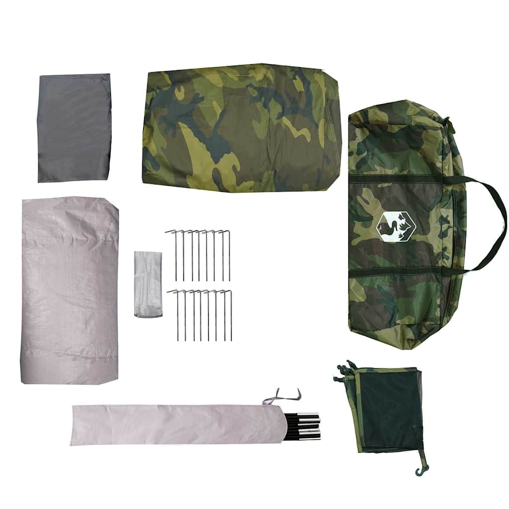 Tunneltent 6-Persoons Waterdicht Camouflage