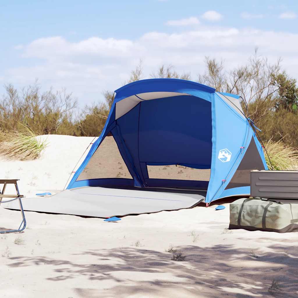 Strandtent 2-Persoons Waterdicht Azuurblauw
