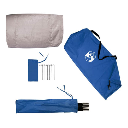 Strandtent 2-Persoons Waterdicht Azuurblauw