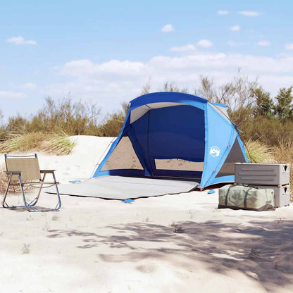 Strandtent 2-Persoons Waterdicht Azuurblauw