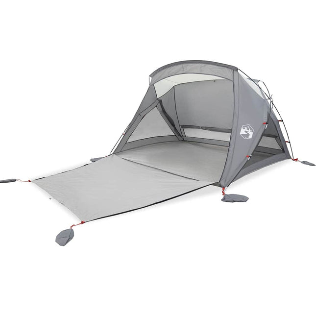 Strandtent 2-Persoons Waterdicht Grijs