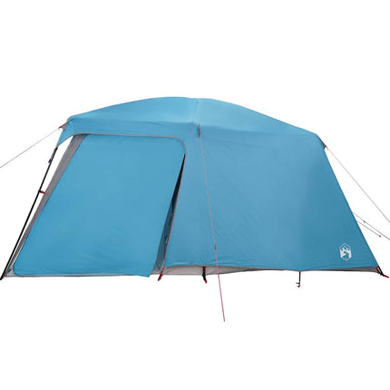 Kampeertent Met Verandakoepel 5-Persoons Waterdicht Blauw