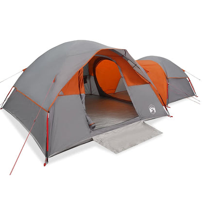Tent 5-Persoons Waterdicht Grijs En Oranje