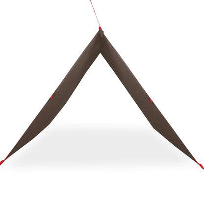 Kampeerluifel waterdicht 451x420 cm bruin