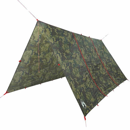 Kampeerluifel waterdicht 451x420 cm camouflage