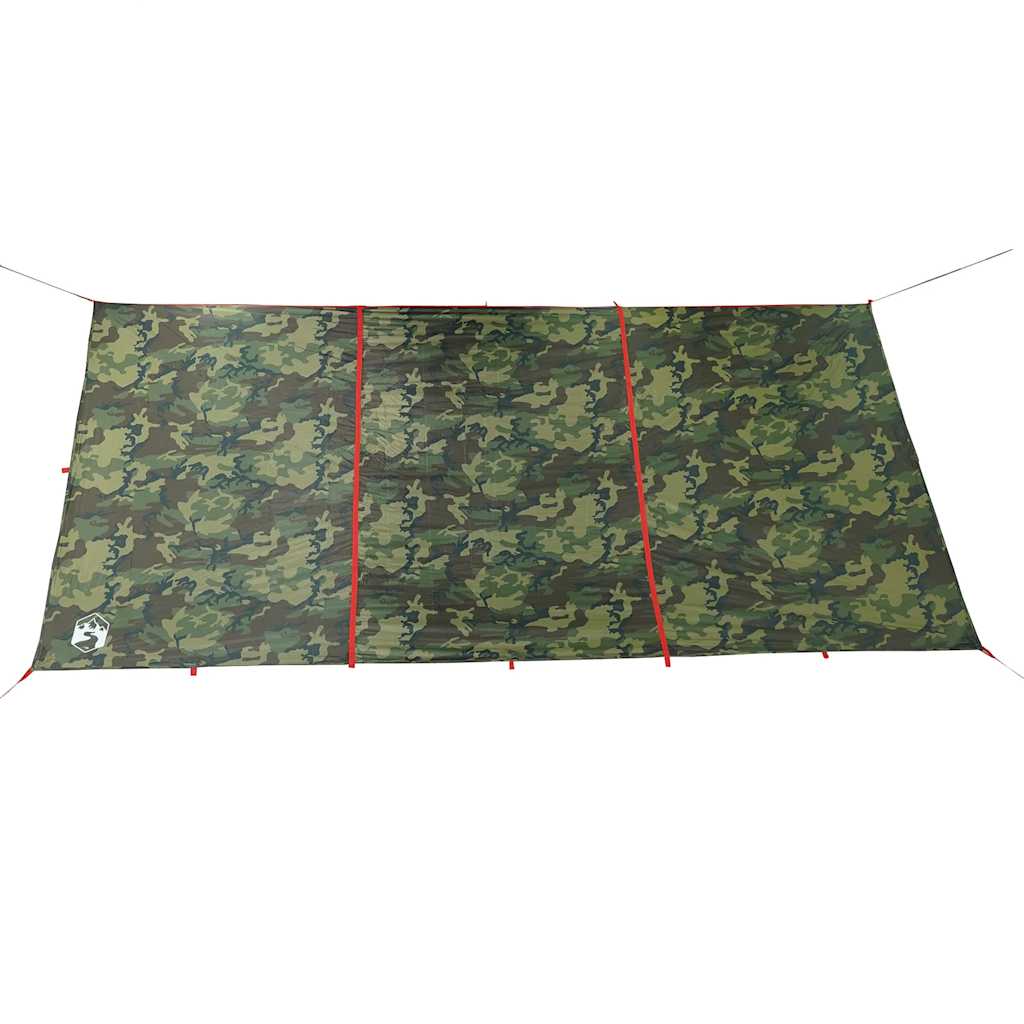 Kampeerluifel waterdicht 451x420 cm camouflage