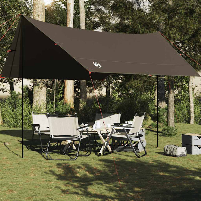 Kampeerluifel Waterdicht 438X376X212 Cm Bruin