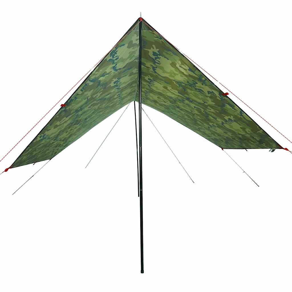Kampeerluifel waterdicht 462x306x211 cm camouflage
