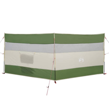 Windscherm camping waterdicht 340x130 cm groen