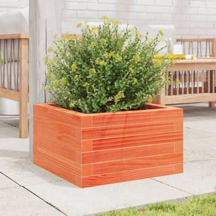 Plantenbak Massief Grenenhout Wasbruin