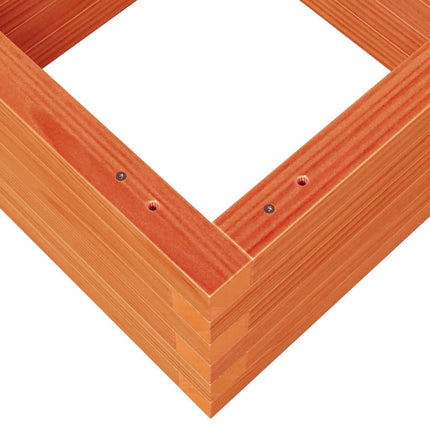 Plantenbak Massief Grenenhout Wasbruin