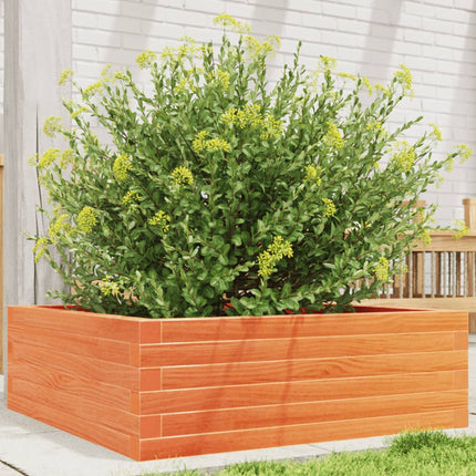 Plantenbak Massief Grenenhout Wasbruin