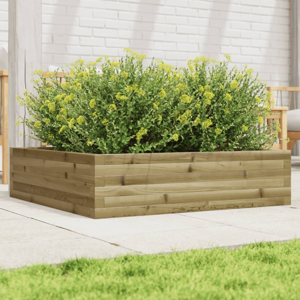 Plantenbak 40X40X49,5 Cm Geïmpregneerd Grenenhout Naturel Geïmpregneerd