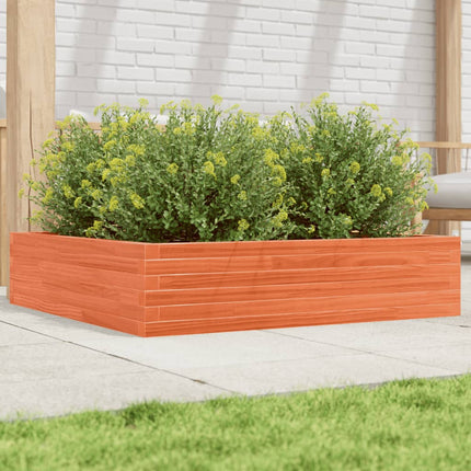 Plantenbak Massief Grenenhout Wasbruin