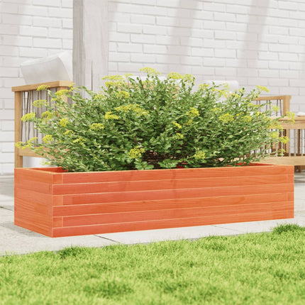 Plantenbak Massief Grenenhout Wasbruin