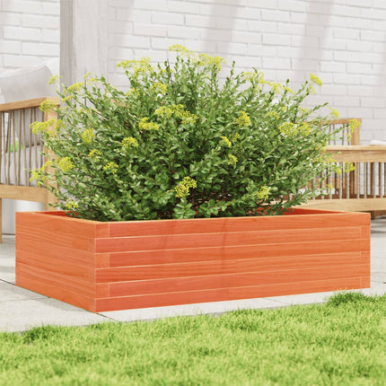Plantenbak Massief Grenenhout Wasbruin