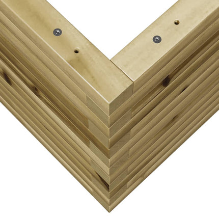 Plantenbak 70X40X45,5 Cm Geïmpregneerd Grenenhout Naturel Geïmpregneerd