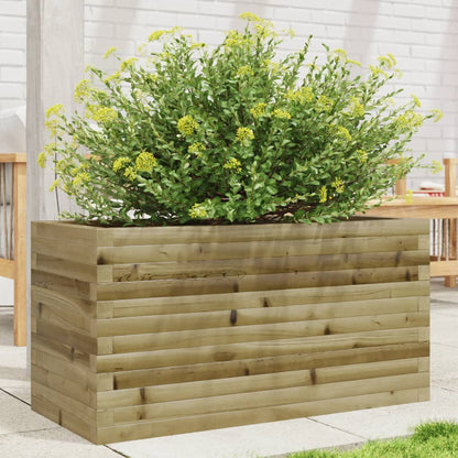 Plantenbak 40X40X49,5 Cm Geïmpregneerd Grenenhout Naturel Geïmpregneerd