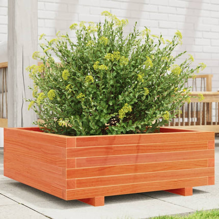 Plantenbak Massief Grenenhout Wasbruin