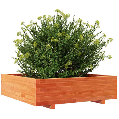 Plantenbak 90X90X26,5 Cm Massief Grenenhout Wasbruin Naturel Geïmpregneerd