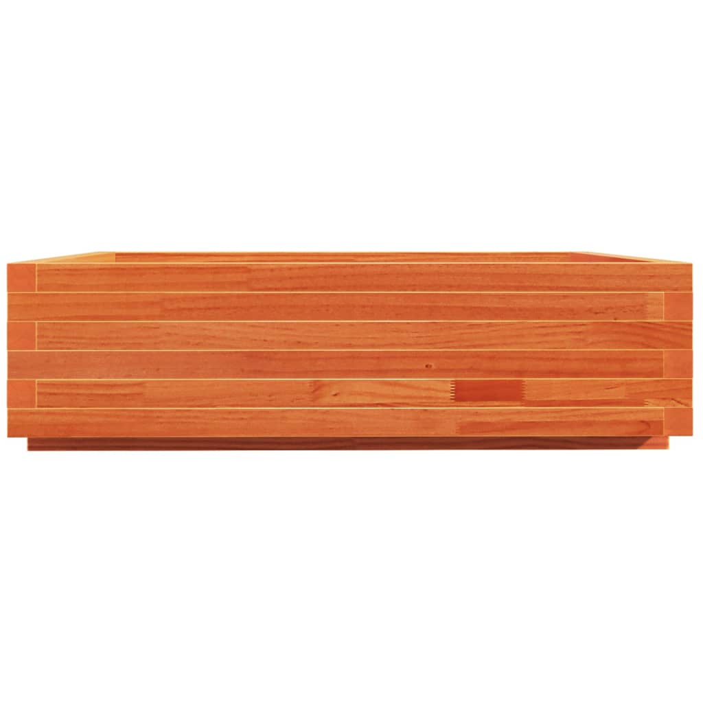 Plantenbak 90X90X26,5 Cm Massief Grenenhout Wasbruin Naturel Geïmpregneerd