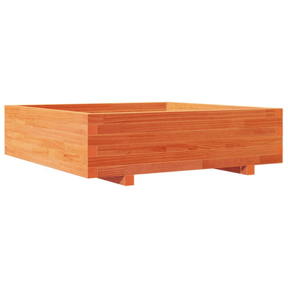Plantenbak 90X90X26,5 Cm Massief Grenenhout Wasbruin Naturel Geïmpregneerd