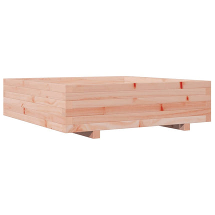 Plantenbak 90X90X26,5 Cm Massief Douglashout Crèmekleurige Streep