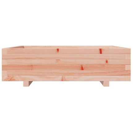 Plantenbak 90X90X26,5 Cm Massief Douglashout Crèmekleurige Streep