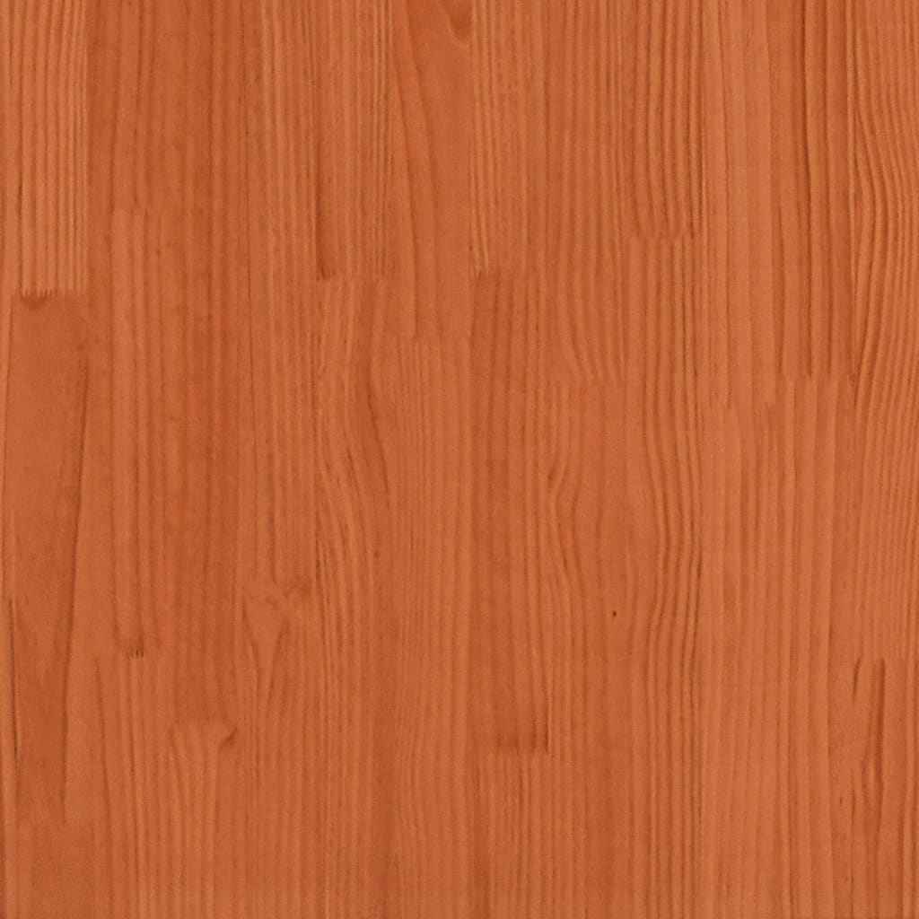 Plantenbak 100X100X26,5 Cm Massief Grenenhout Wasbruin Naturel Geïmpregneerd