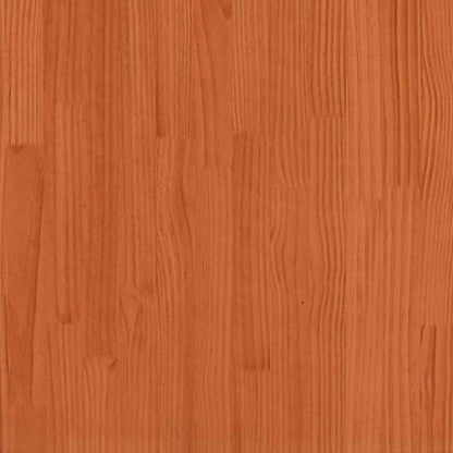 Plantenbak 100X100X26,5 Cm Massief Grenenhout Wasbruin Naturel Geïmpregneerd