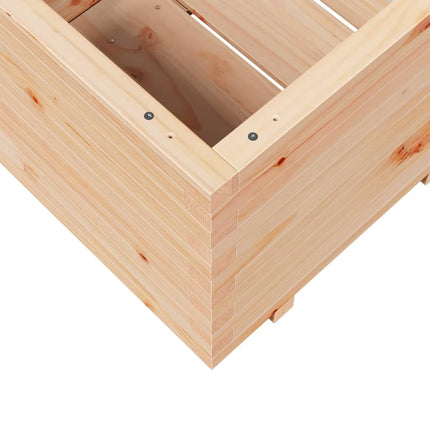 Plantenbak 60X60X49,5 Cm Massief Grenenhout Lichtgroen