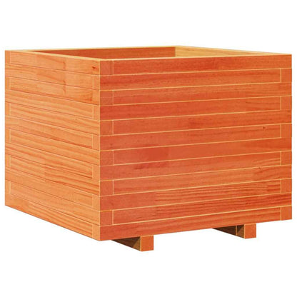 Plantenbak 60X60X49,5 Cm Massief Grenenhout Wasbruin Naturel Geïmpregneerd
