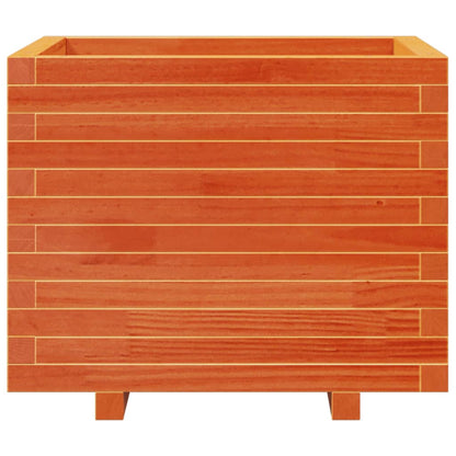 Plantenbak 60X60X49,5 Cm Massief Grenenhout Wasbruin Naturel Geïmpregneerd